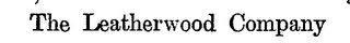 LEATHER WOOD logo