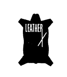 LEATHER X logo