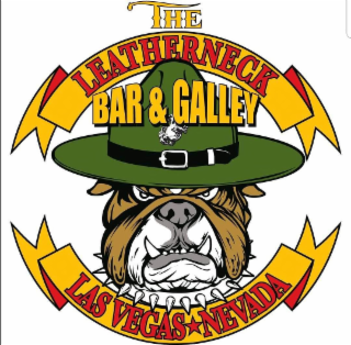 LEATHERNECK BAR AND GALLEY. LAS VEGAS NEVADA logo