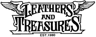 LEATHERS AND TREASURES EST.1980 logo