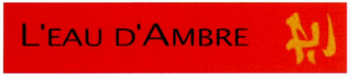 L'EAU D'AMBRE logo