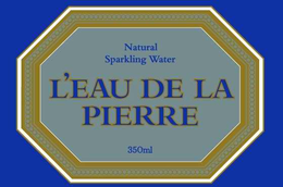L'EAU DE LA PIERRE NATURAL SPARKLING WATER 350 ML logo