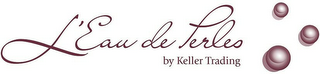 L'EAU DE PERLES BY KELLER TRADING logo