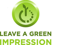 LEAVE A GREEN IMPRESSION logo