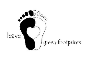 LEAVE GREEN FOOTPRINTS logo