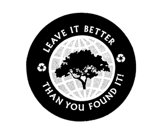 LEAVE IT BETTER THAN YOU FOUND IT! logo