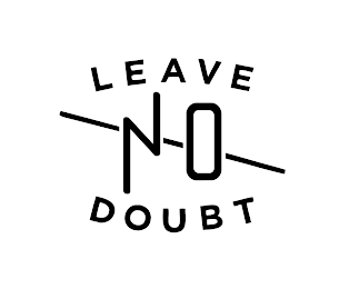 LEAVE NO DOUBT logo