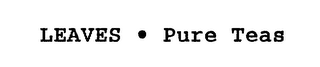 LEAVES PURE TEAS logo