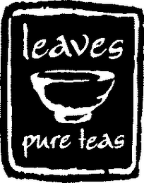 LEAVES PURE TEAS logo