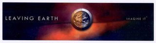 LEAVING EARTH IMAGINE IT logo