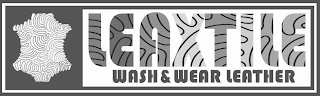 LEAXTILE WASH & WEAR LEATHER logo
