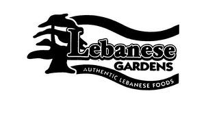 LEBANESE GARDENS AUTHENTIC LEBANESE FOODS logo