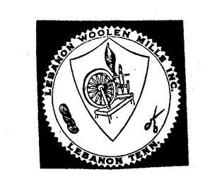 LEBANON WOOLEN MILLS INC. LEBANON TENN. logo