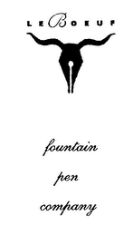 LEBOEUF FOUNTAIN PEN COMPANY logo