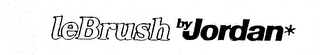 LEBRUSH BY JORDAN logo