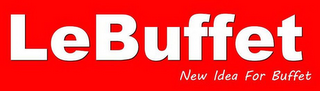 LEBUFFET NEW IDEA FOR BUFFET logo