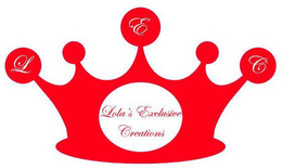 LEC LOLA'S EXCLUSIVE CREATIONS logo