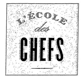 L'ECOLE DES CHEFS logo