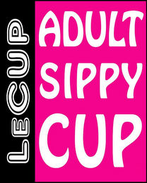 LECUP ADULT SIPPY CUP logo