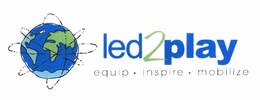 LED 2 PLAY EQUIP.INSPIRE.MOBILIZE logo