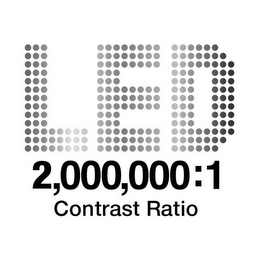 LED 2,000,000:1 CONTRAST RATIO logo