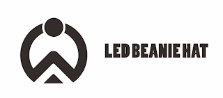 LED BEANIE HAT logo
