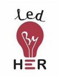 LED BY HER logo