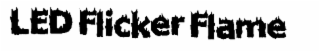 LED FLICKER FLAME logo