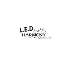 L.E.D HARMONY LIGHT ENHANCED GEL logo