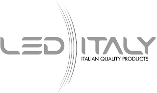 LED ITALY ITALIAN QUALITY PRODUCTS logo