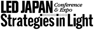 LED JAPAN CONFERENCE & EXPO STRATEGIES IN LIGHT logo