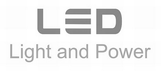 LED LIGHT AND POWER logo