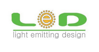 LED LIGHT EMITTING DESIGN logo