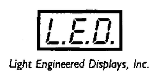 L.E.D. LIGHT ENGINEERED DISPLAYS, INC. logo