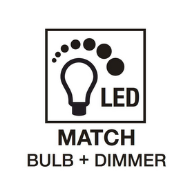 LED MATCH BULB + DIMMER logo