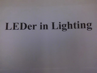 LEDER IN LIGHTING logo