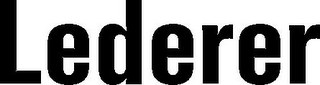 LEDERER logo