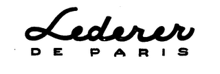 LEDERER DE PARIS logo