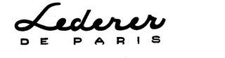 LEDERER DE PARIS logo