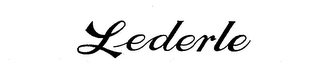 LEDERLE logo