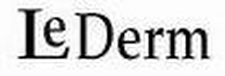 LEDERM logo