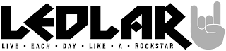 LEDLAR LIVE · EACH · DAY · LIKE · A · ROCKSTAR logo