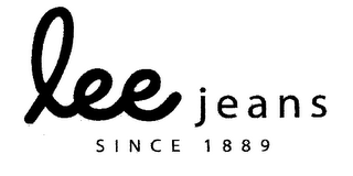 LEE JEANS SINCE 1889 logo