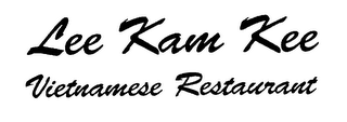 LEE KAM KEE VIETNAMESE RESTAURANT logo