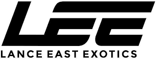 LEE LANCE EAST EXOTICS logo