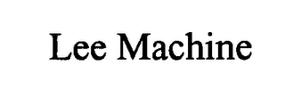 LEE MACHINE logo