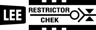 LEE RESTRICTOR CHEK logo