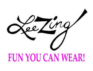 LEE ZING FUN YOU CAN WEAR! logo