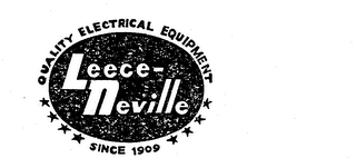 LEECE-NEVILLE QUALITY ELECTRICAL EQUIPMENT SINCE 1909 logo