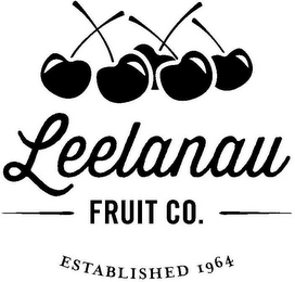 LEELANAU FRUIT CO. ESTABLISHED 1964 logo